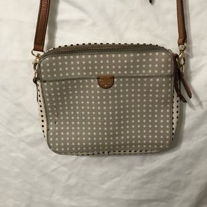Fossil Polka Dot Crossbody Purse